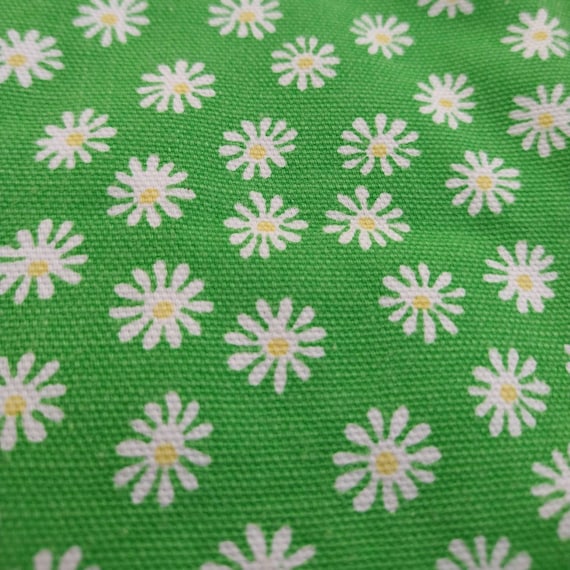 1960's 1970's MOD SHIFT DRESS daisies + scarf (N2) - image 7