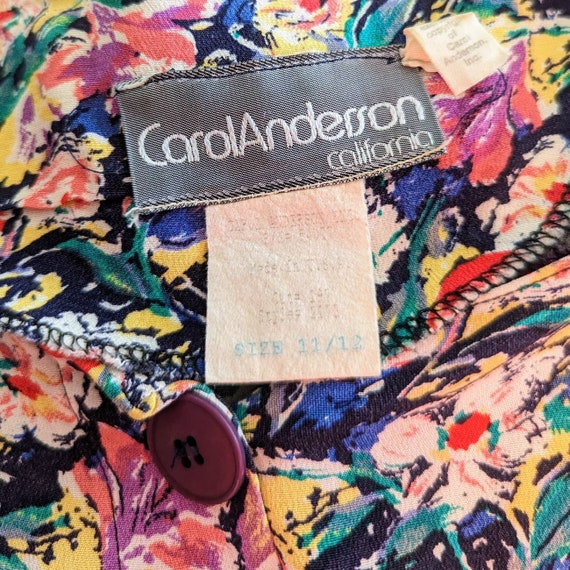 CAROL ANDERSON floral SKIRT and top set M (N4) - image 10