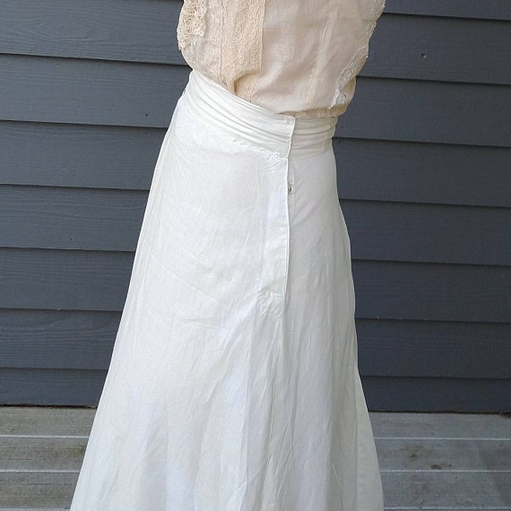 EDWARDIAN PETTICOAT skirt SLIP S (K7) - image 4