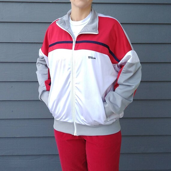 wilson hooded colorblock windbreaker