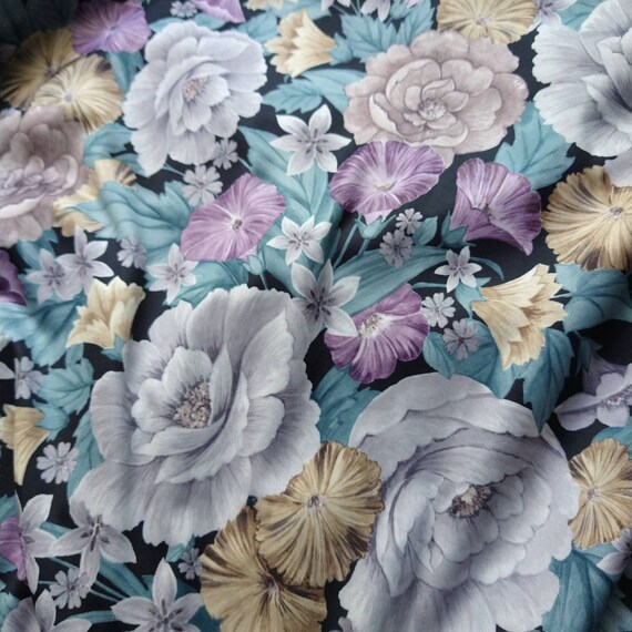 BELTED FLORAL DRESS 1970's 1980's S M (E4) - image 10