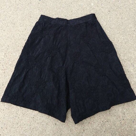 COMFY high waisted KNIT SHORTS 1990's 90's xs S (… - image 5