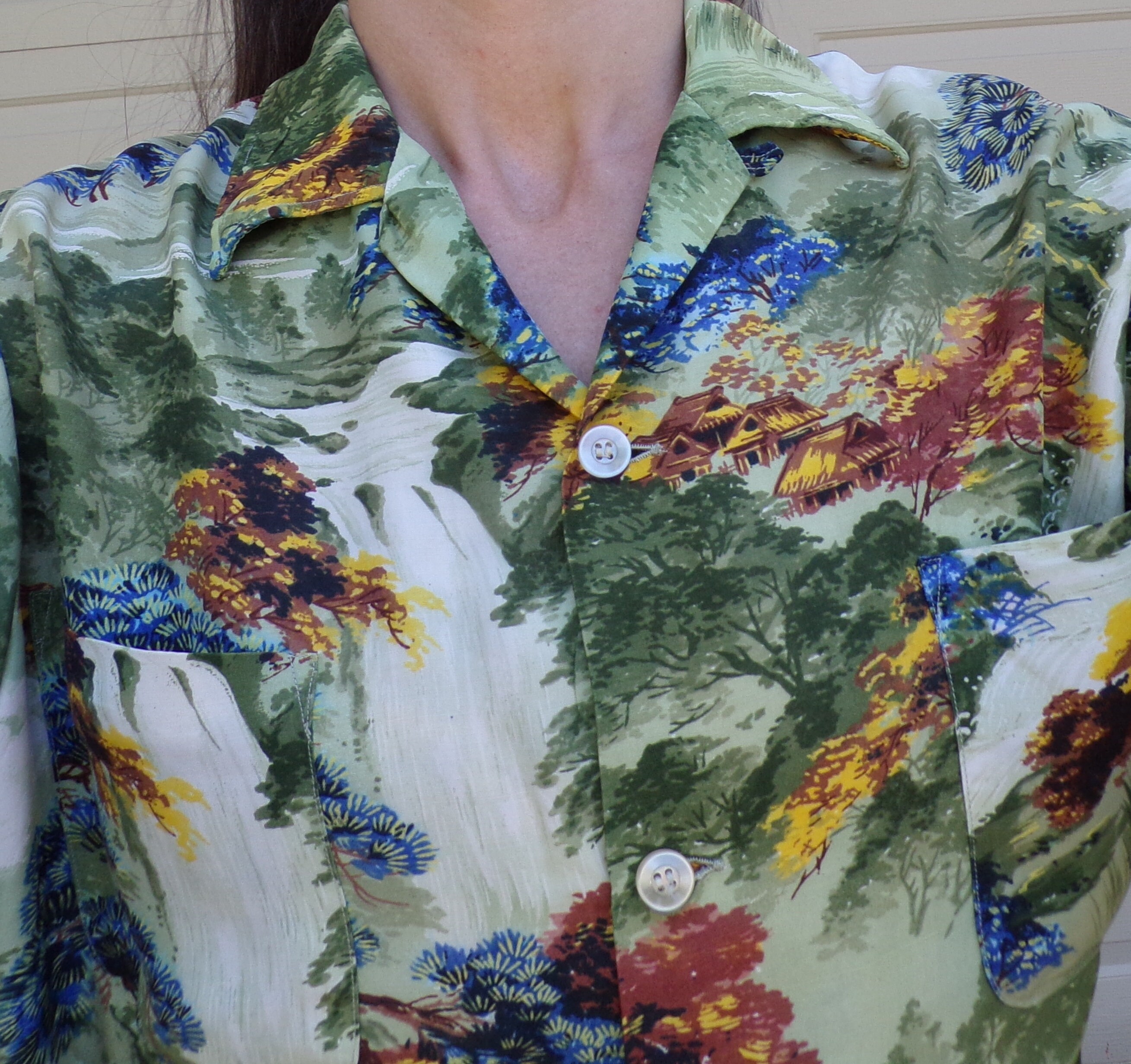 VINTAGE 1950's 50s RAYON SHIRT Japan M A7 - Etsy VINTAGE 1950's 50s RAYON SHIRT Japan M A7 - Etsy