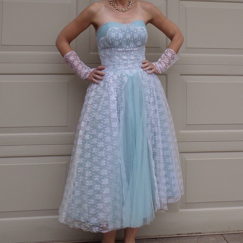 Vintage 50s Cupcake Prom Dress Cheap