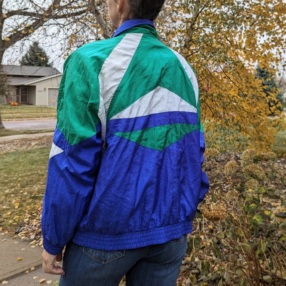 1980's COLORBLOCKED WINDBREAKER JACKET track 80's - image 5