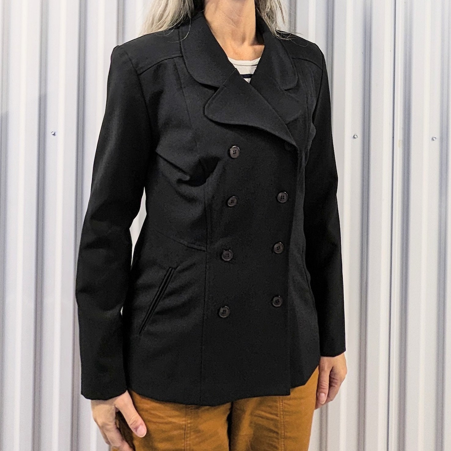 DOUBLE BREASTED JACKET 1990's Clothes Circuit M (F9) - Etsy Israel