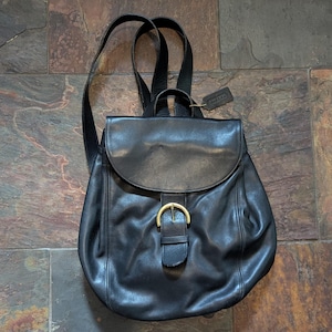1990&#39;s COACH 4134 BACK SAC leather backpack 90&#39;s (D9)