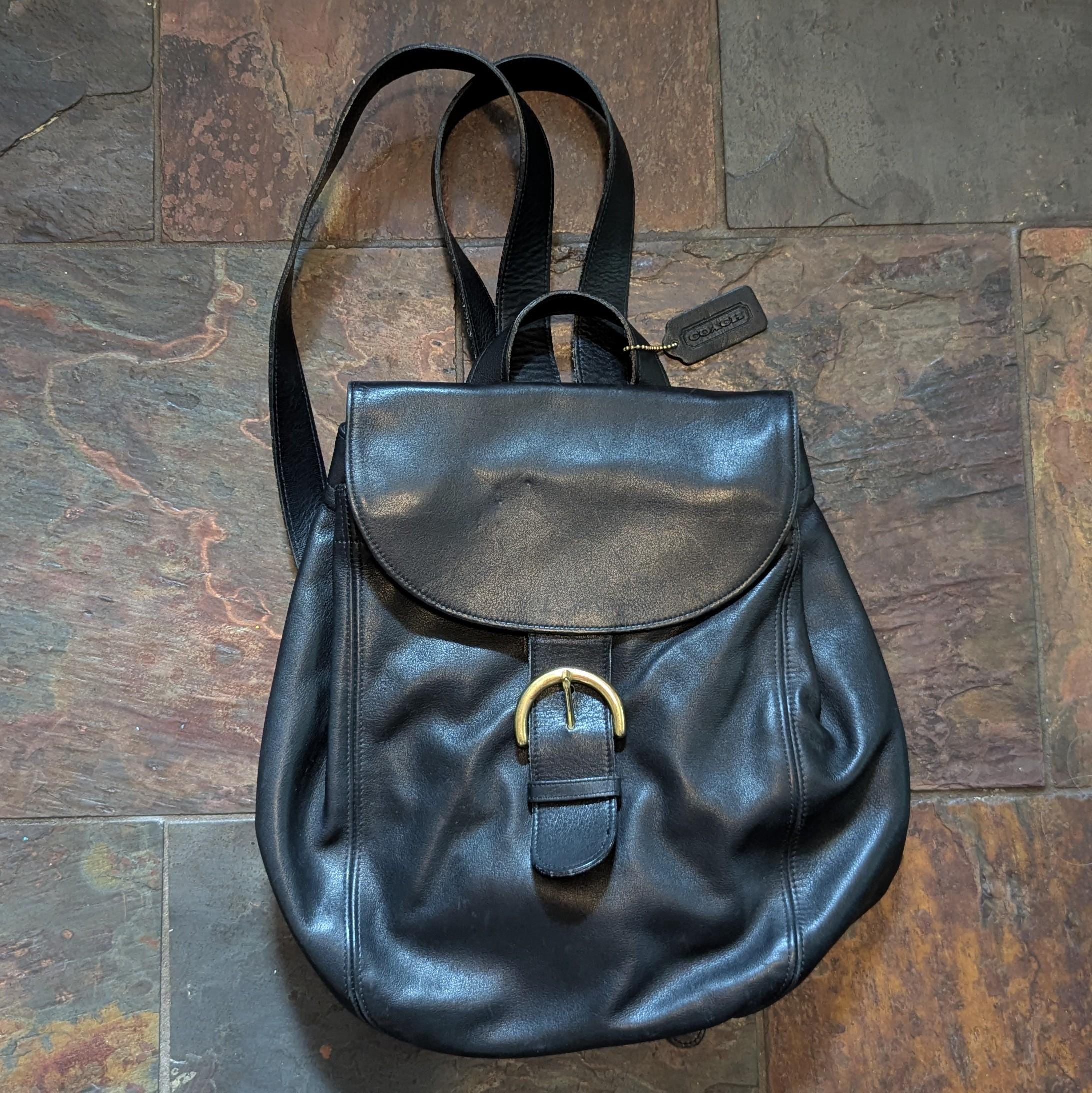 Vintage Coach Bag Backpack - Etsy