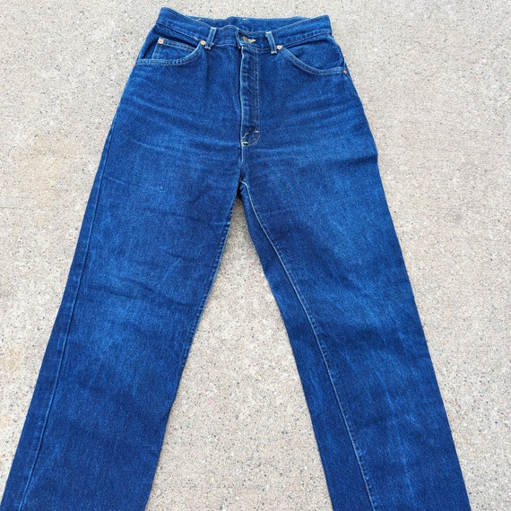 high waisted CURVY LEE JEANS 1980's 80's M - image 6