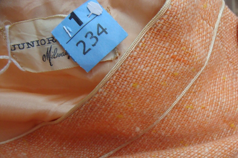 cantaloupe orange JUNIOR HOUSE JACKET 1960/'s 60/'s S