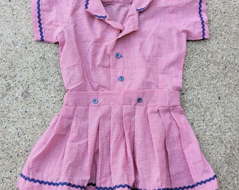 GIRLS GINGHAM DRESS toddler (O6)