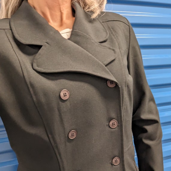 DOUBLE BREASTED JACKET 1990's clothes circuit M (… - image 2