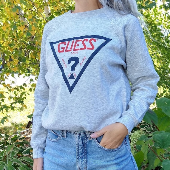 GUESS CREWNECK SWEATSHIRT 1990's 90's (K2) - image 1