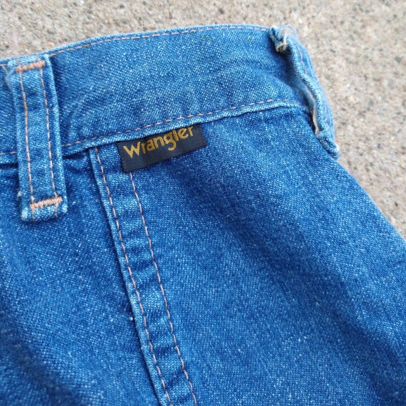HIGH WAIST wide leg wrangler JEANS xxs 22" waist … - image 6
