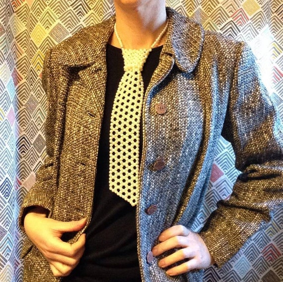 Made in USA] 60s~70s Vintage Harris Tweed Single 2B Serial