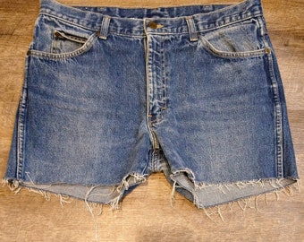 Jean en denim vintage CALVIN KLEIN SHORTS taille haute 80's M (H11)