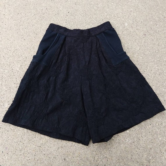 COMFY high waisted KNIT SHORTS 1990's 90's xs S (… - image 6