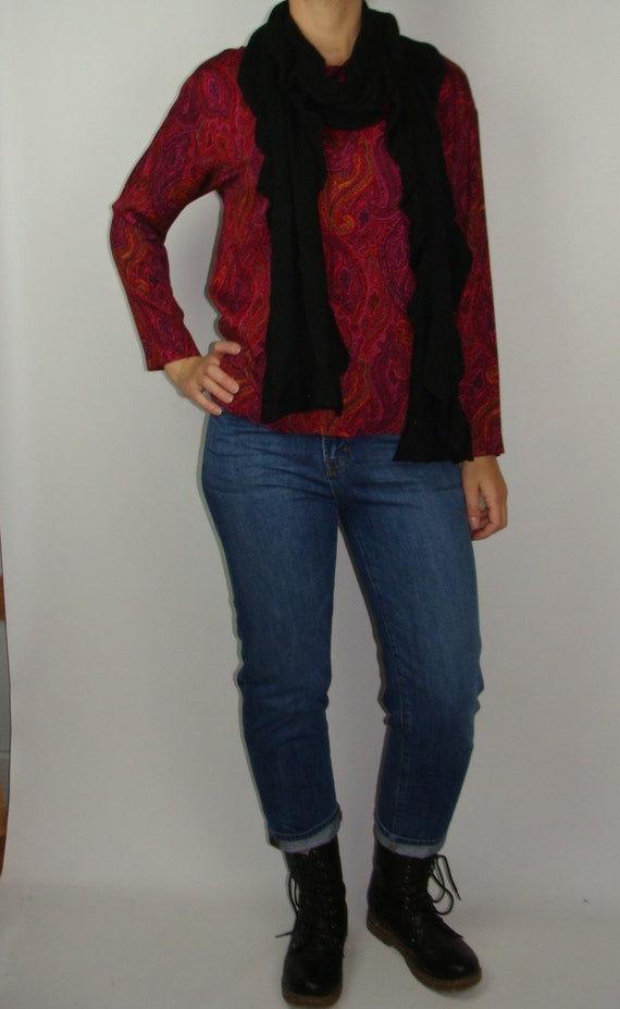 80’s Paisley Multicolored Blouse by Salinoa Wang main image 0