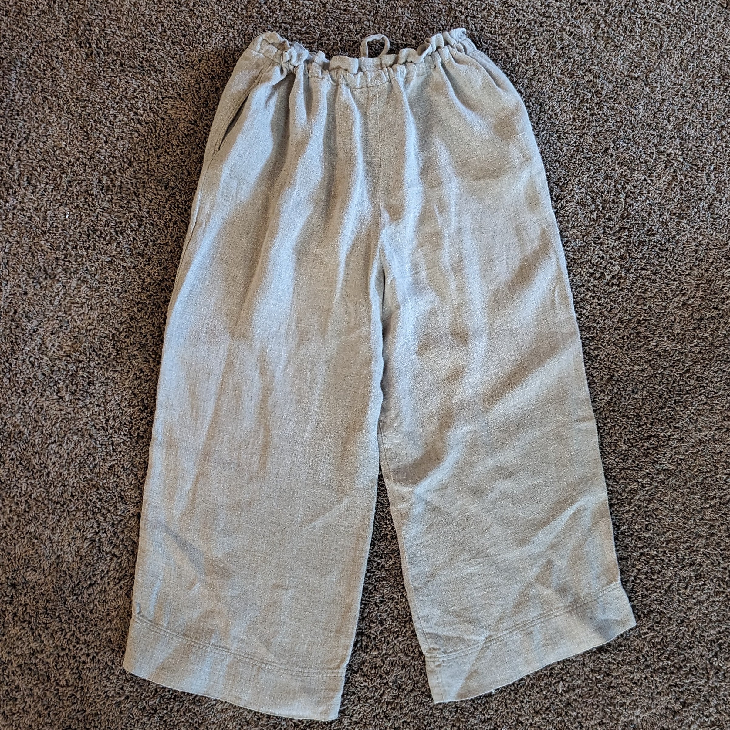 1990's BANANA REPUBLIC Wide Leg Linen PANTS 90's S M (J3) - Etsy