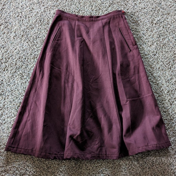 1990's eddie bauer TWILL MIDI SKIRT 90's S - image 8