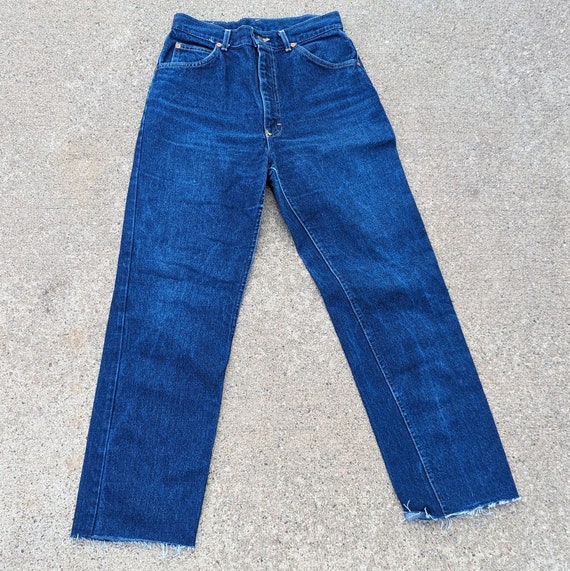 high waisted CURVY LEE JEANS 1980's 80's M - image 5