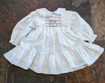 robe vintage POLLY FLINDERS à pois 12 m