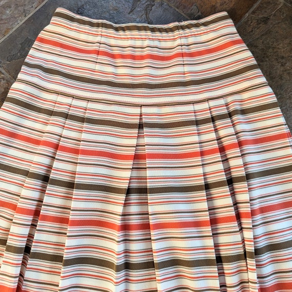 STRIPED KNIT SKIRT act 3 dropped waist 1970's - image 8