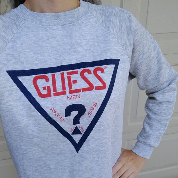 GUESS CREWNECK SWEATSHIRT 1990's 90's (K2) - image 2