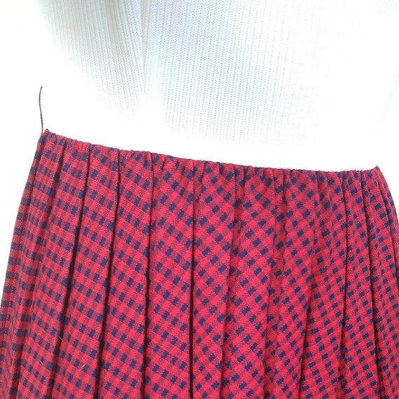 MOD PLEATED DRESS 1960s 1970s S (N7) - image 7