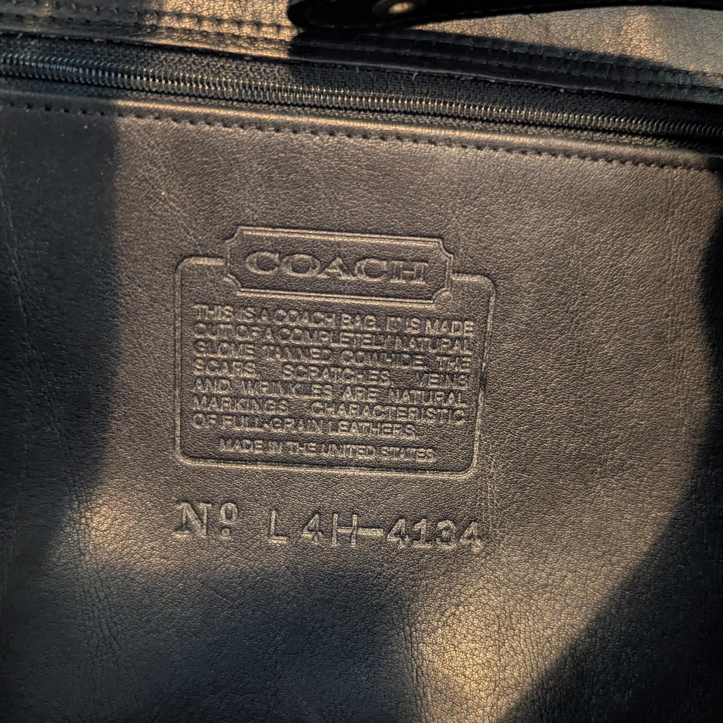 1990\'s COACH 4134 BACK SAC leather backpack 90\'s (D9) COACH Soho Vintage Brown Leather Backpack Rucksack Day Bag  main image 4