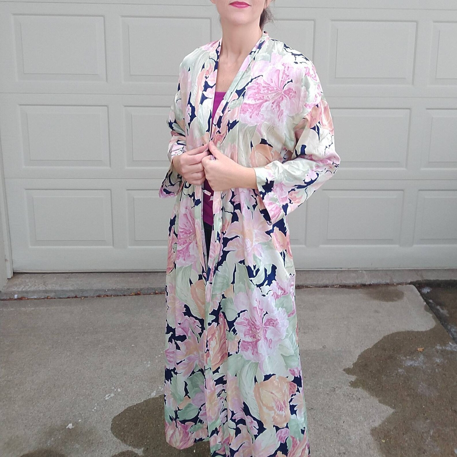 marks and spencer satin robe