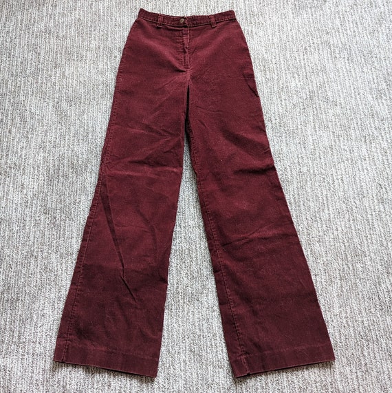 HIGH WAIST CORDUROY pants trousers xs