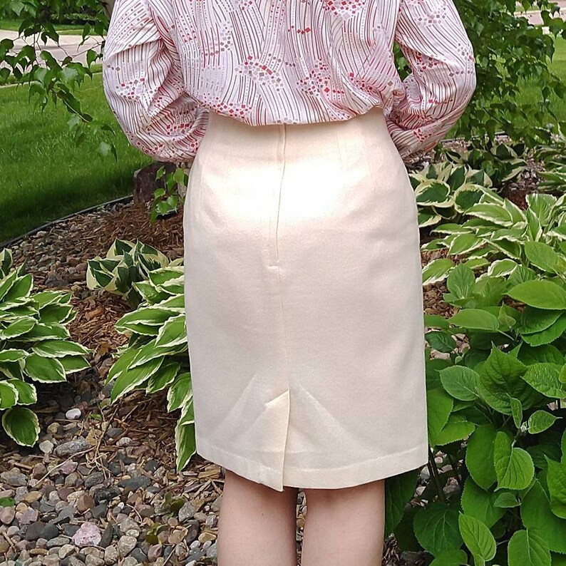 pencil skirt ivory
