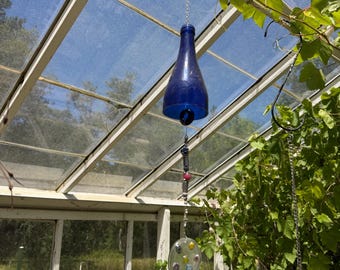 Carillon éolien bouteille en verre