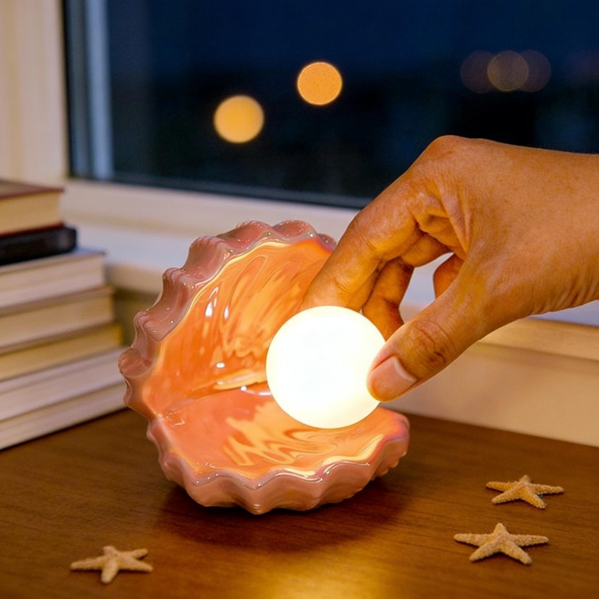 ヴィンテージ　シェル　ランプ Vintage Shell Lamp - Etsy