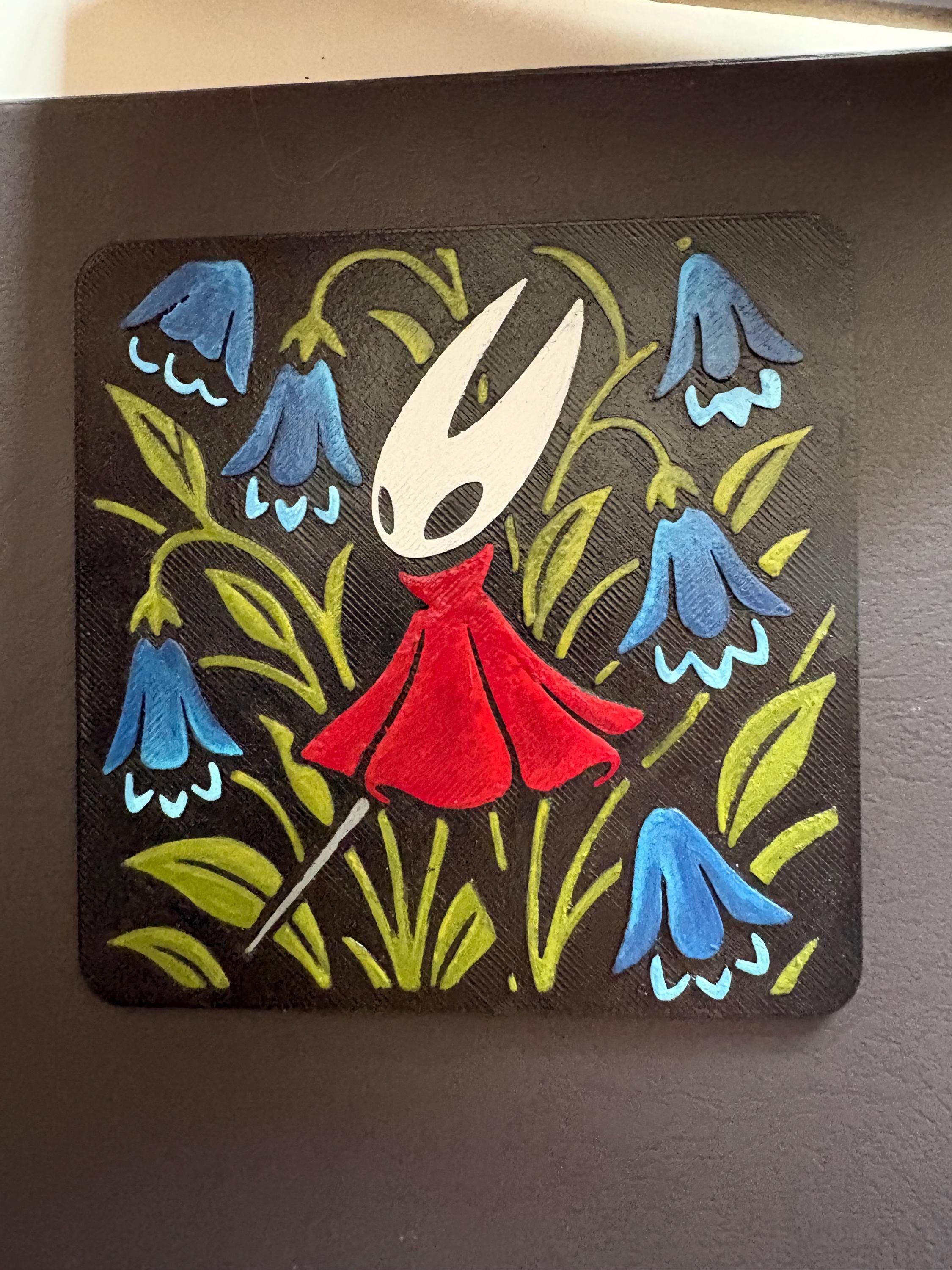 Hollow Knight Hornet Ghost 3D Printed Tiles, Hand Painted Decoration - Etsy