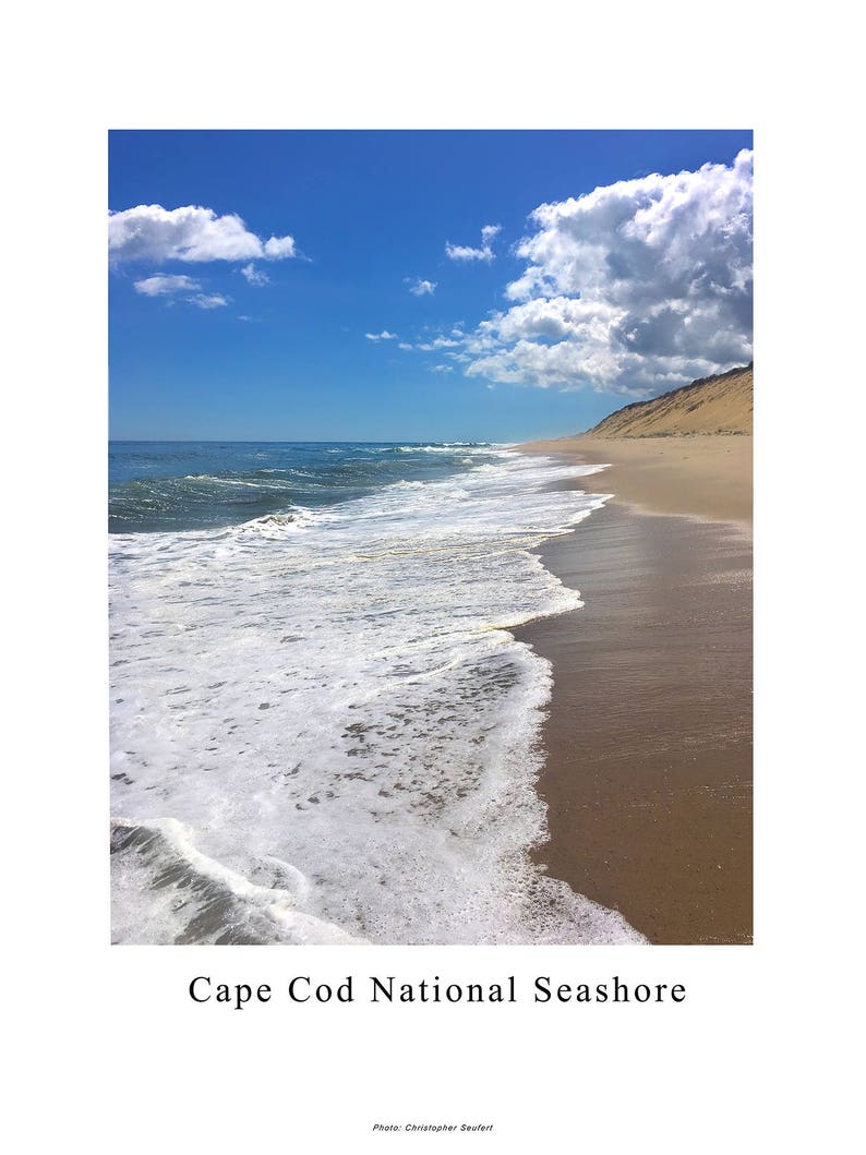 2024 Cape Cod National Seashore-Commissioned Poster Print by Photographer Christopher Seufert image 1