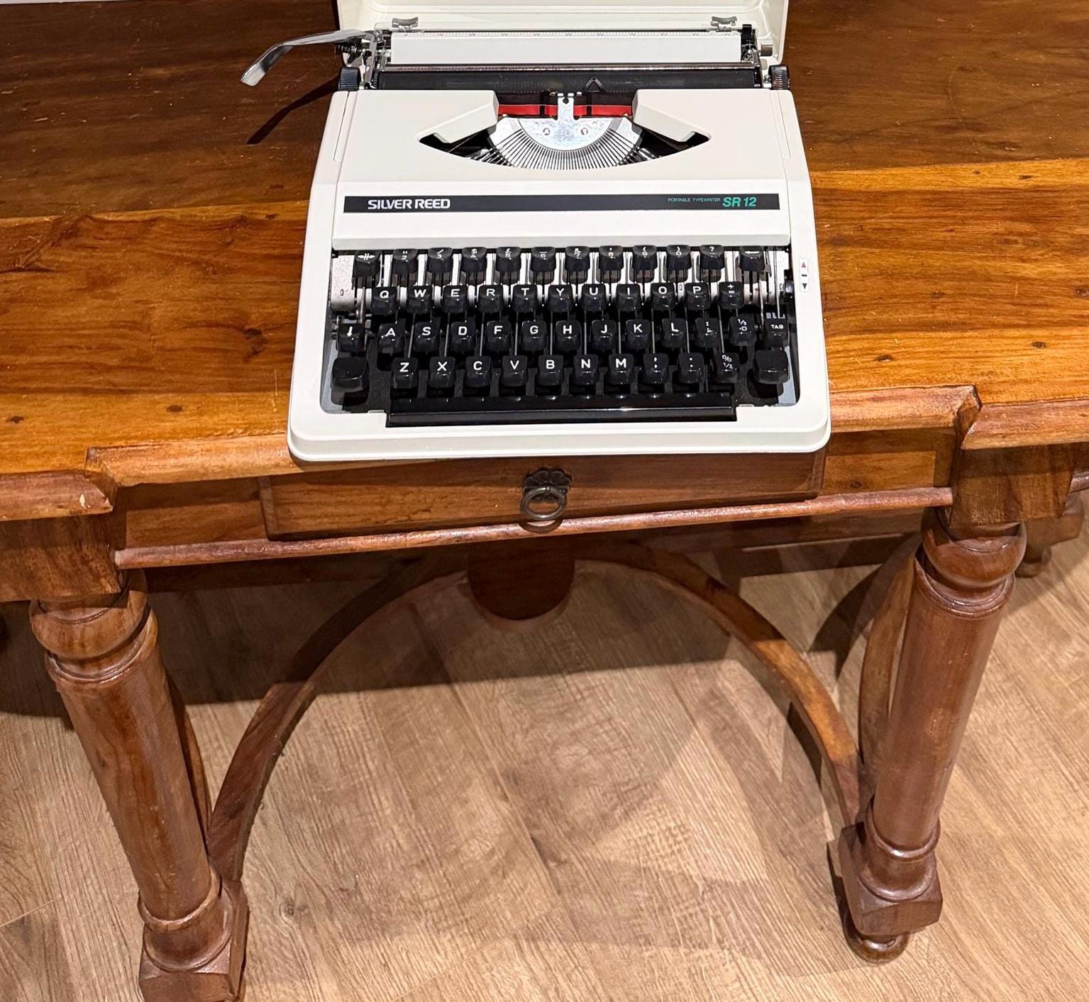 Silver Reed Typewriter - Etsy