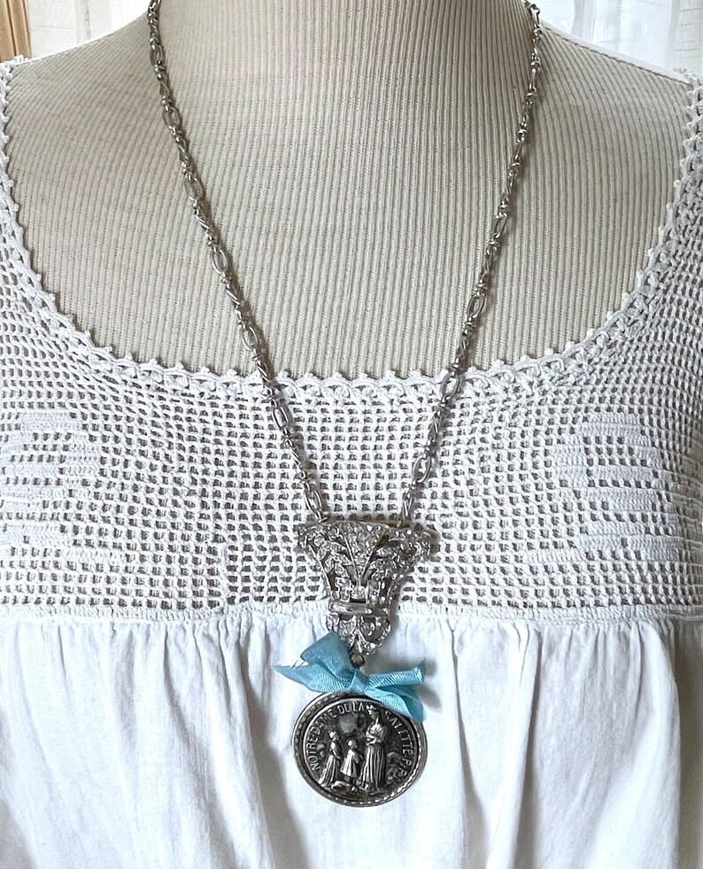Notre Dame Lasalette PPN Our Lady Assemblage Necklace/belt Clip Jewelry ...