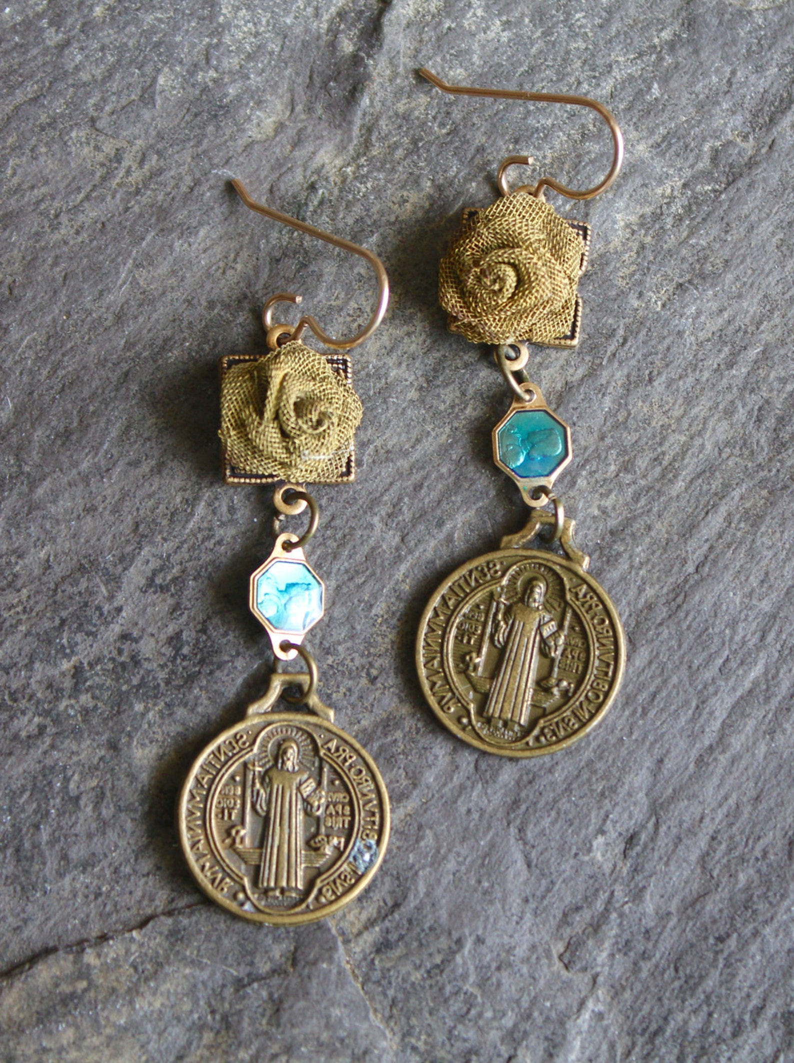 Joan of Arc Earrings devotional spiritual religious St. Etsy