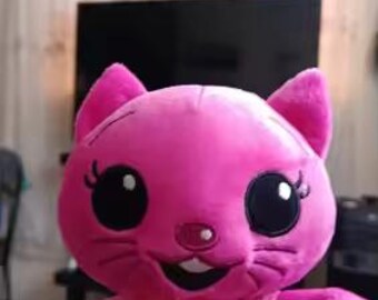 Mei-Li Pink Kitten Plush Toy – Cute Soft Cat Stuffed Animal Doll