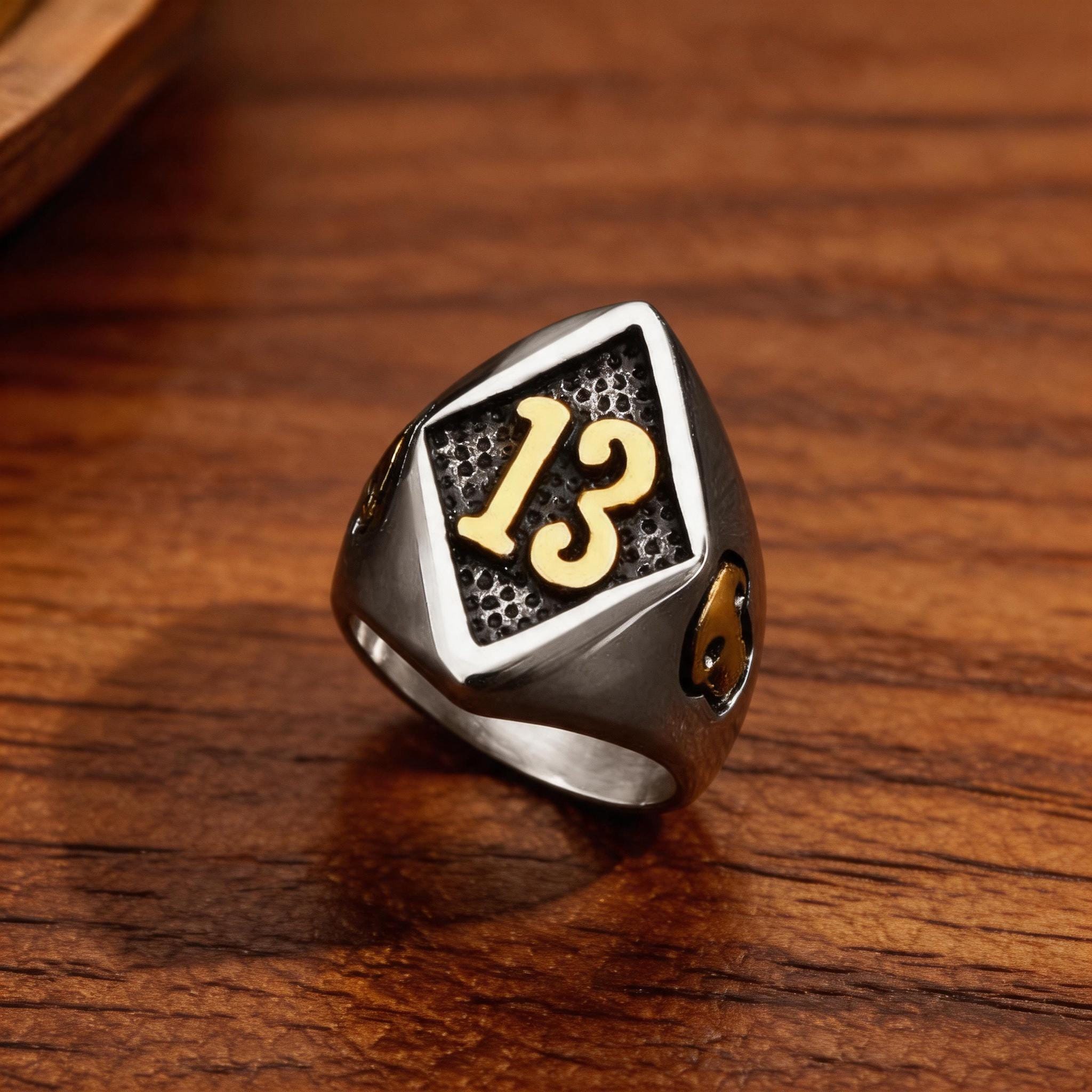 Lucky 13 ring - Etsy 日本