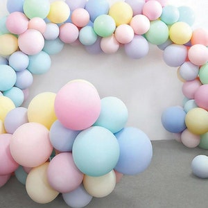 Giant Round pastel matte balloons Macaron balloons Jumbo pastel matte balloons chalk balloons centerpiece backdrop and garland balloons