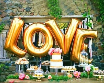 Alphabet Balloons Letter B/ Large Numbers /40inch Gold/silver Mylar Balloons for back drops, photo props, party decorations.