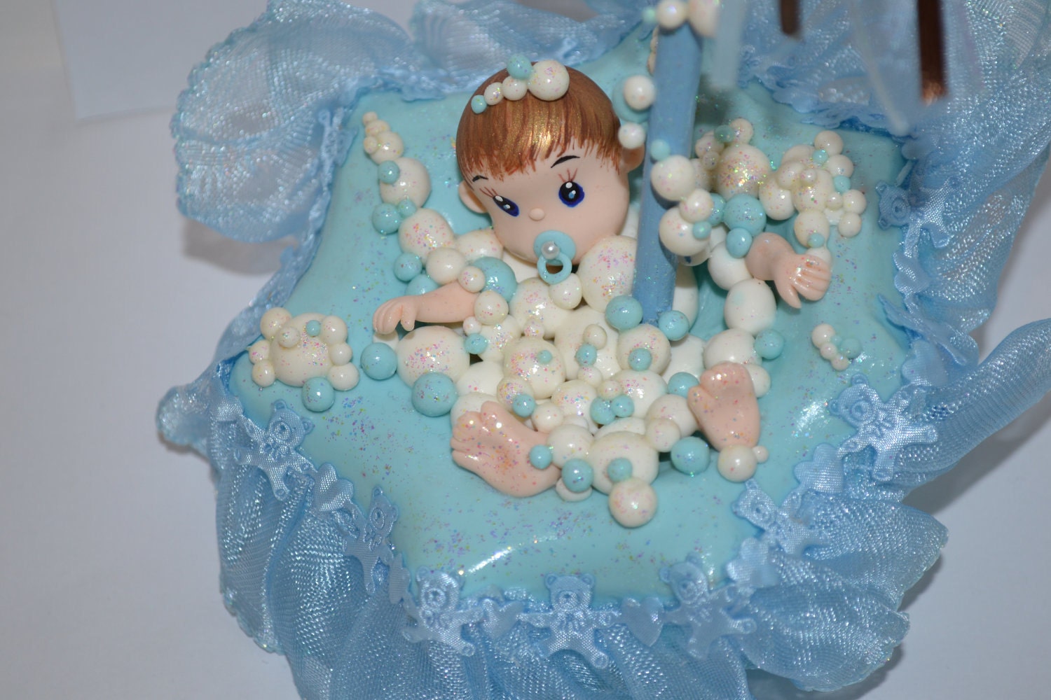 Cake Topper Made Out of Porcelain Clay for Any Party or Event. Etsy