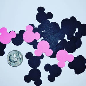 Mickey mouse confetti pieces. Mickey mouse die cut. Mickey mouse scrapbooking die cut, tag decoration, party favor decoration.