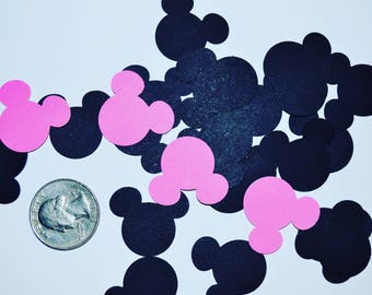 Mickey mouse confetti pieces. Mickey mouse die cut. Mickey mouse scrapbooking die cut, tag decoration, party favor decoration.