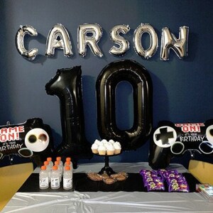 Video Game party theme, Game controller 36&quot; balloons, for back drops, photo props.