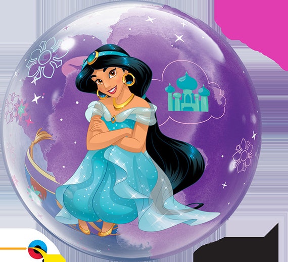 Princess Jasmine/disney Princess Jasmine 22 Inches Bubble Balloons for  Birthday Parties, Centerpieces, Decorations, Gift Bags, Backdrops. 