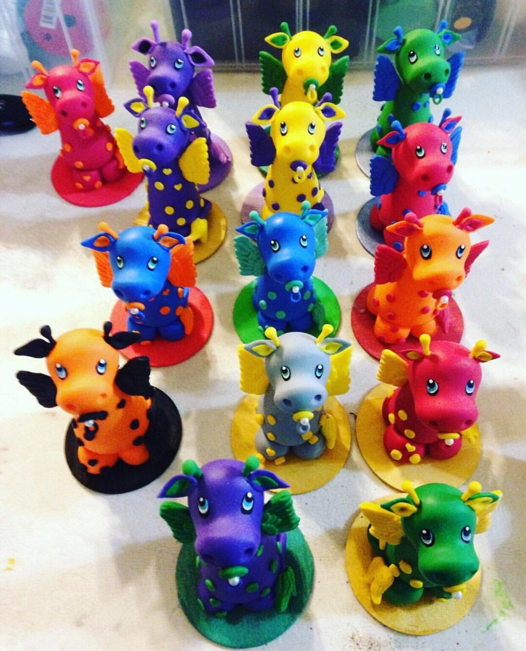 Baby Dragon Porcelain Party Favors Cake Topper - Etsy